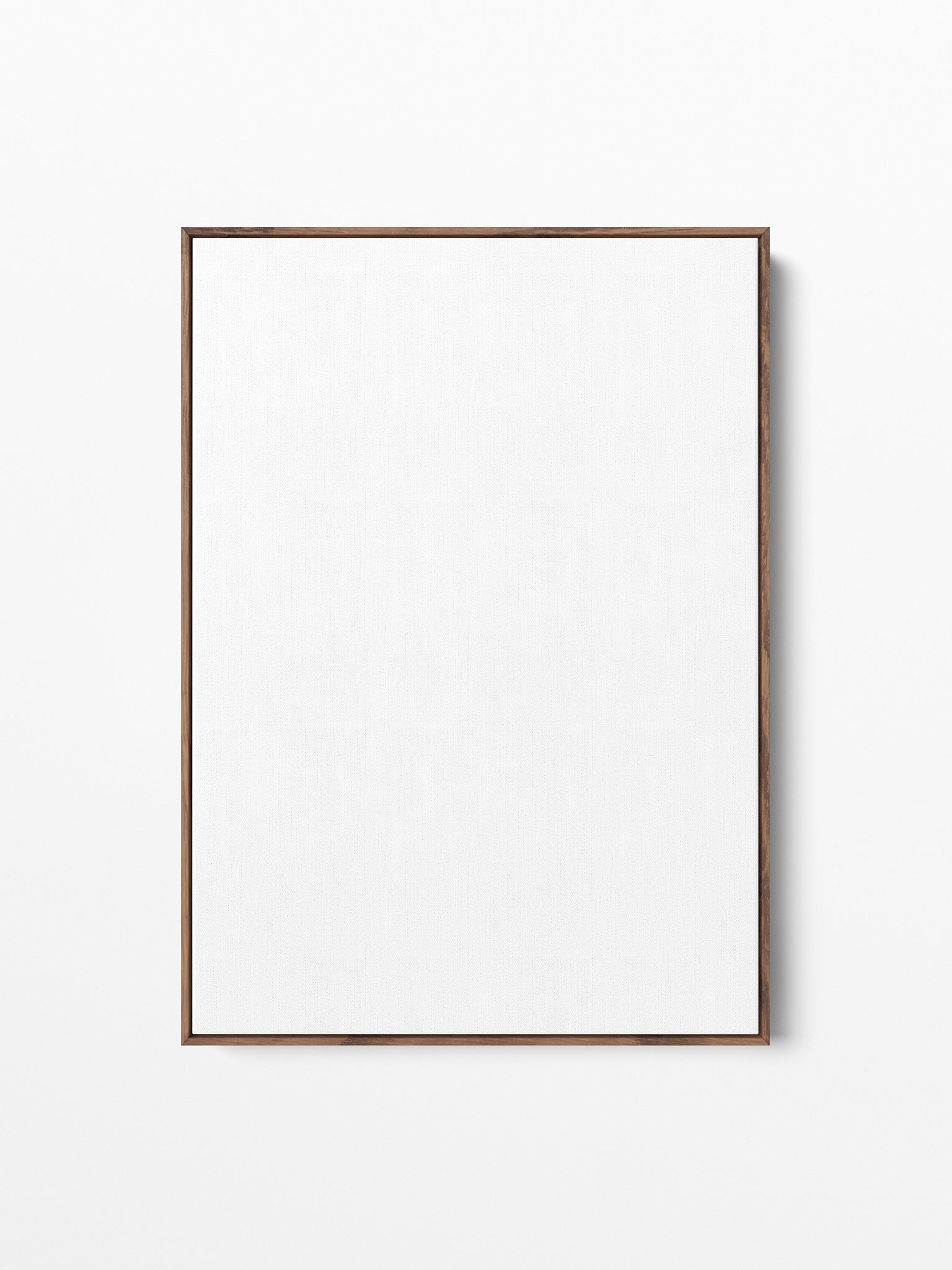 Premium Dark Oak Floating Canvas Frame 19.75x27.5 Inches (50x70cm) - Modern Wooden Picture Frame for Wall Art, Home Decor & Gallery Display