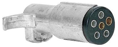 PM 5406P 6-Way Round Plug Connector - Durable Electrical Connector for Automotive, Marine, and Industrial Applications