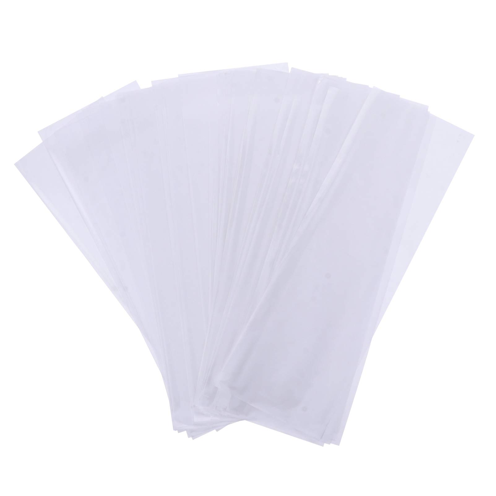 Lurrose 200 Sheets Hair Dye Paper Release Paper - Professional Salon Perm Meche Strips for Hair Styling, Nail Polish & Hair Care (White) - Perfect for Salon Treatments, DIY Hair Coloring & At-Home Hair Mask Applications