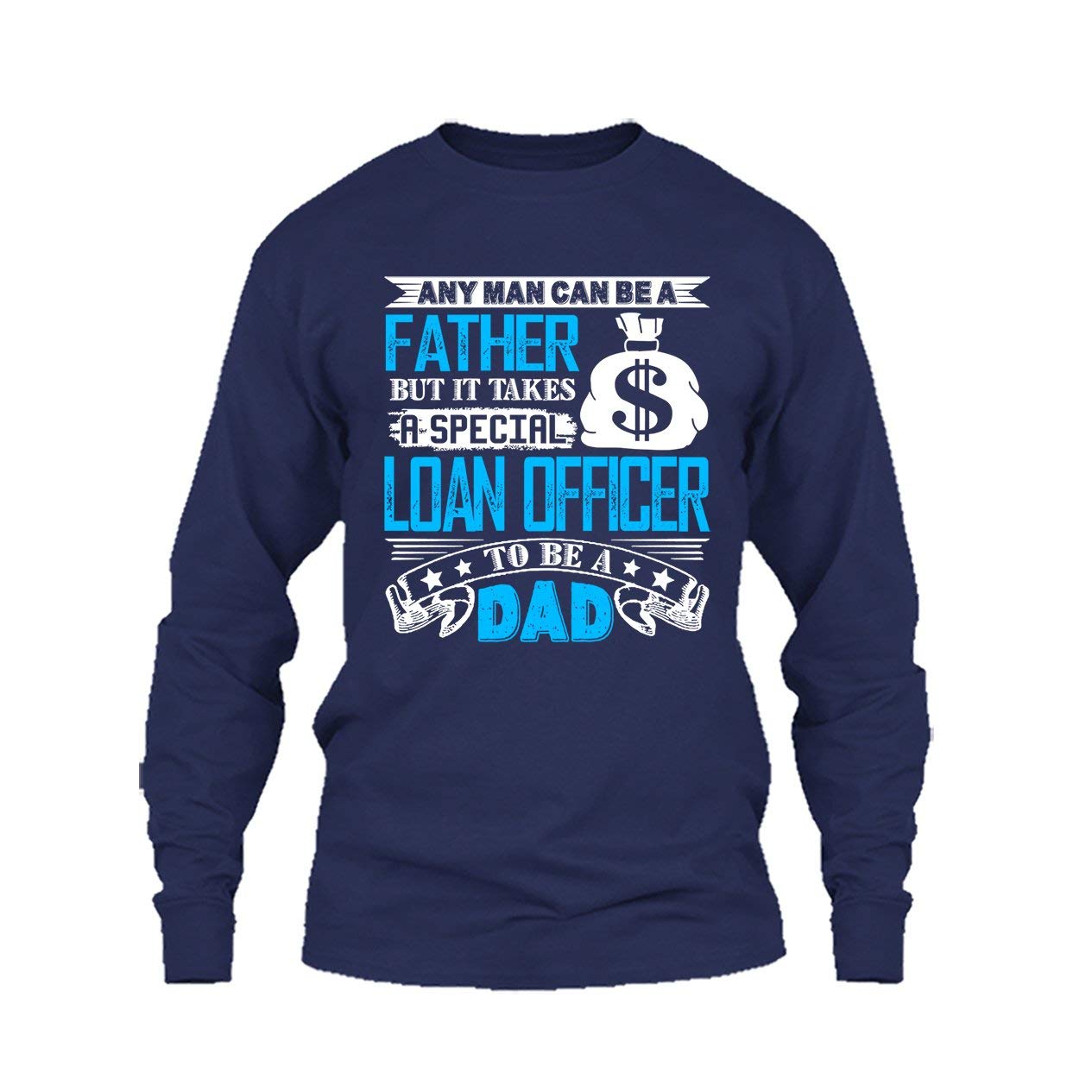 Funny Garlic Loan Officer Dad T-Shirt - Comfortable Cotton Men's Tee for Casual Wear & Gifts