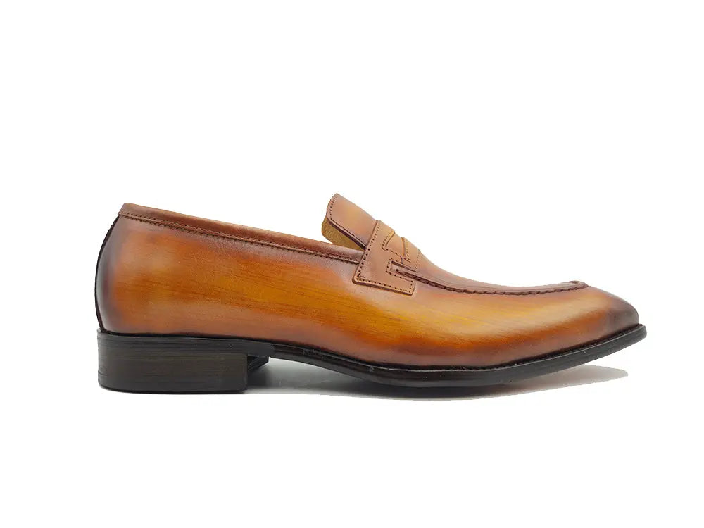 Premium Genuine Leather Penny Loafers for Men - Slip-On Comfort & Classic Style - Perfect for Business, Casual & Formal Occasions