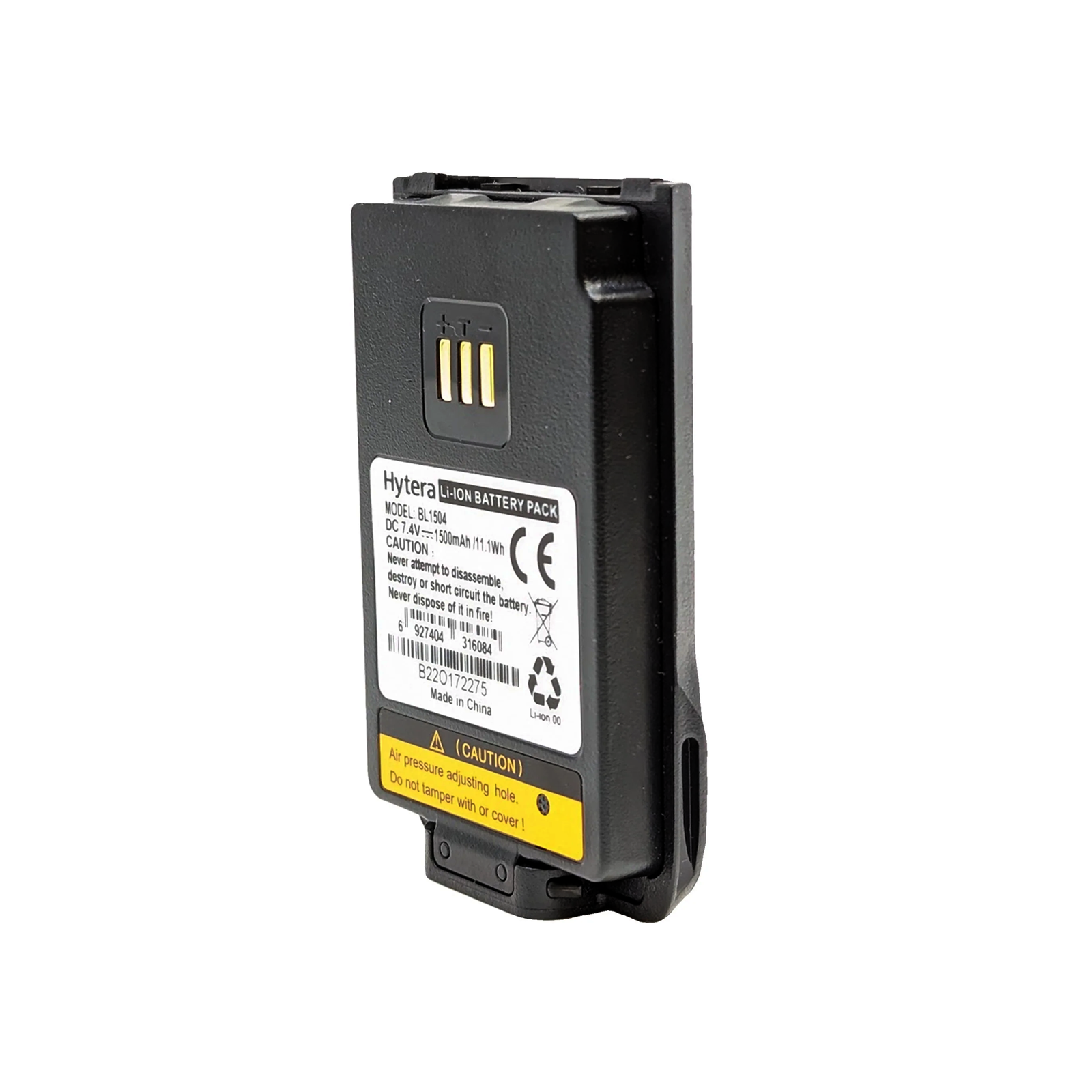 Hytera BL1504 1500mAh Lithium Ion Battery Replacement for Hytera Portable Radios | Compatible with BP1503 | Perfect for Security, Construction & Outdoor Communication