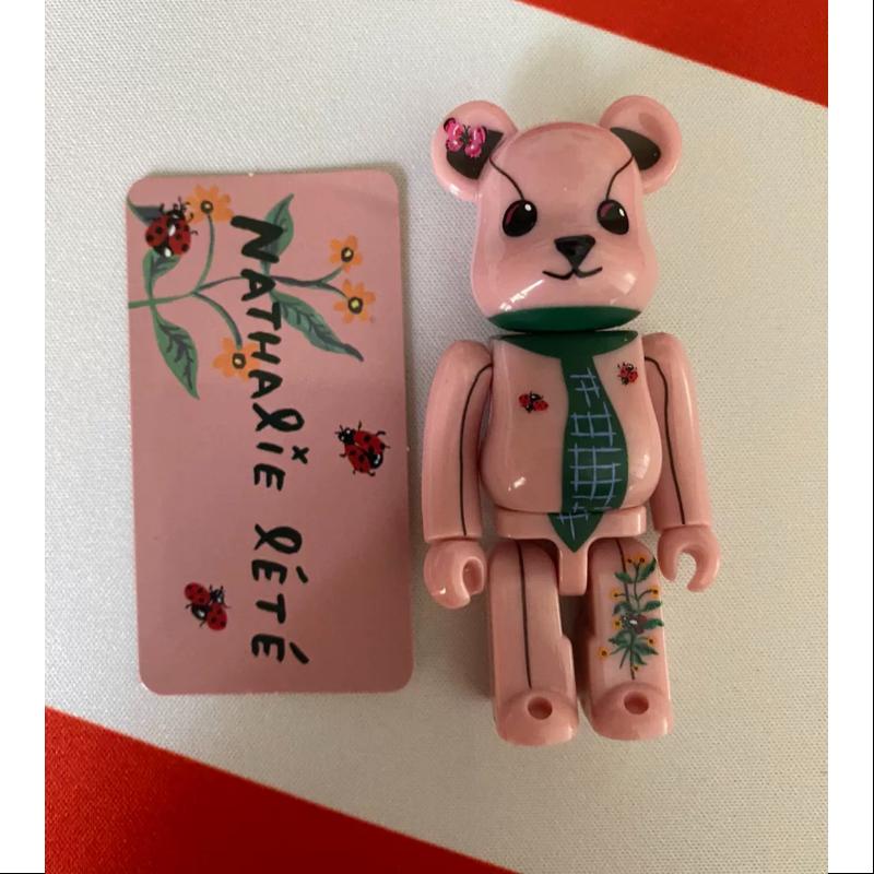 Bearbrick Series 40 ANIMAL Nathalie Lete 100% Collectible Art Toy - Perfect for Display, Gifts & Anime Collections