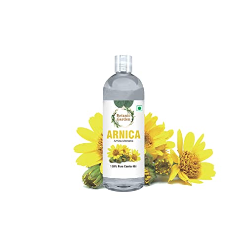 Organic Arnica Montana Oil for Pain Relief & Hair Growth - 200ml Anti-Inflammatory Essential Oil for Muscle Recovery, Scalp Treatment & Skin Care | Natural Remedy for Bruises, Joint Pain & Healthy Hair