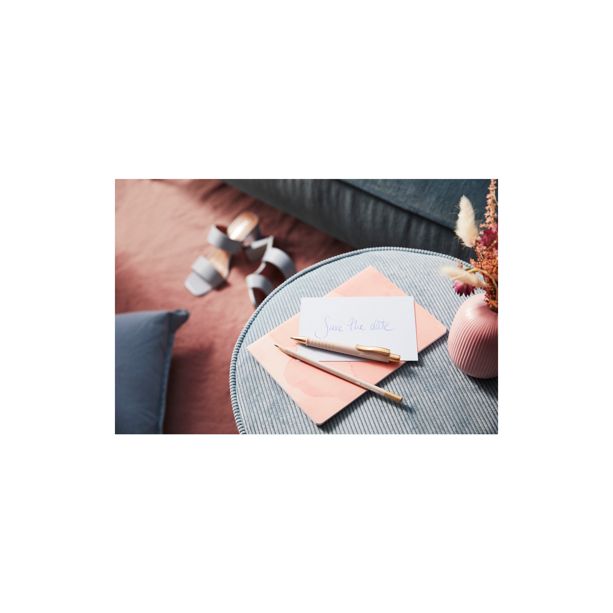 Premium Poly Ball Urban Ballpoint Pen - Pale Rose #241187 | Smooth Writing for Office, School & Everyday Use