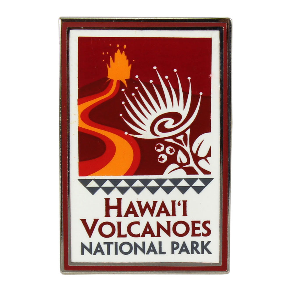 Hawaii Volcanoes National Park Lapel Pin - Official Logo Enamel Badge for Collectors, Gifts & Travel Souvenirs - Perfect for Jackets, Backpacks & Hats