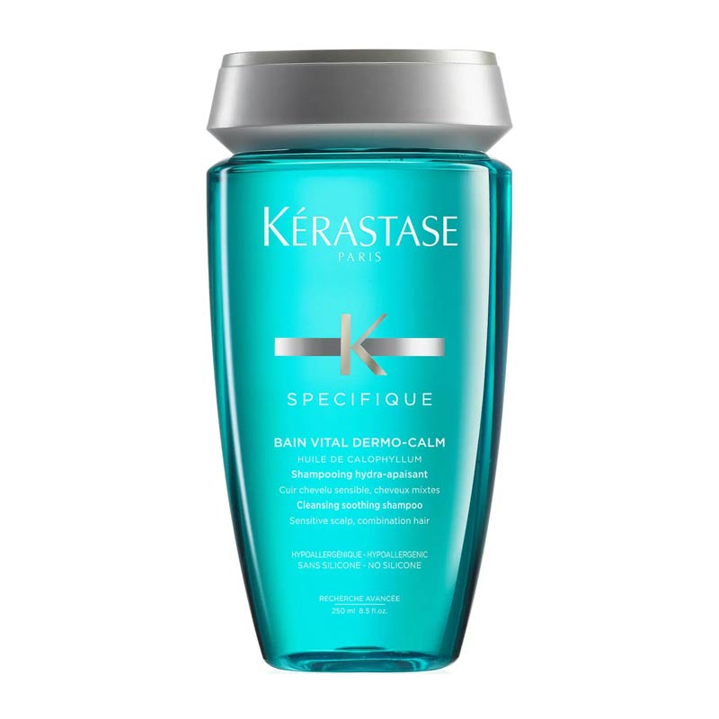 Kérastase Specifique Bain Vital Dermo Calm Soothing Shampoo for Sensitive Scalp - Gentle Cleansing & Hydration for Dry, Itchy Scalp | Perfect for Daily Use & Post-Hair Treatment Care