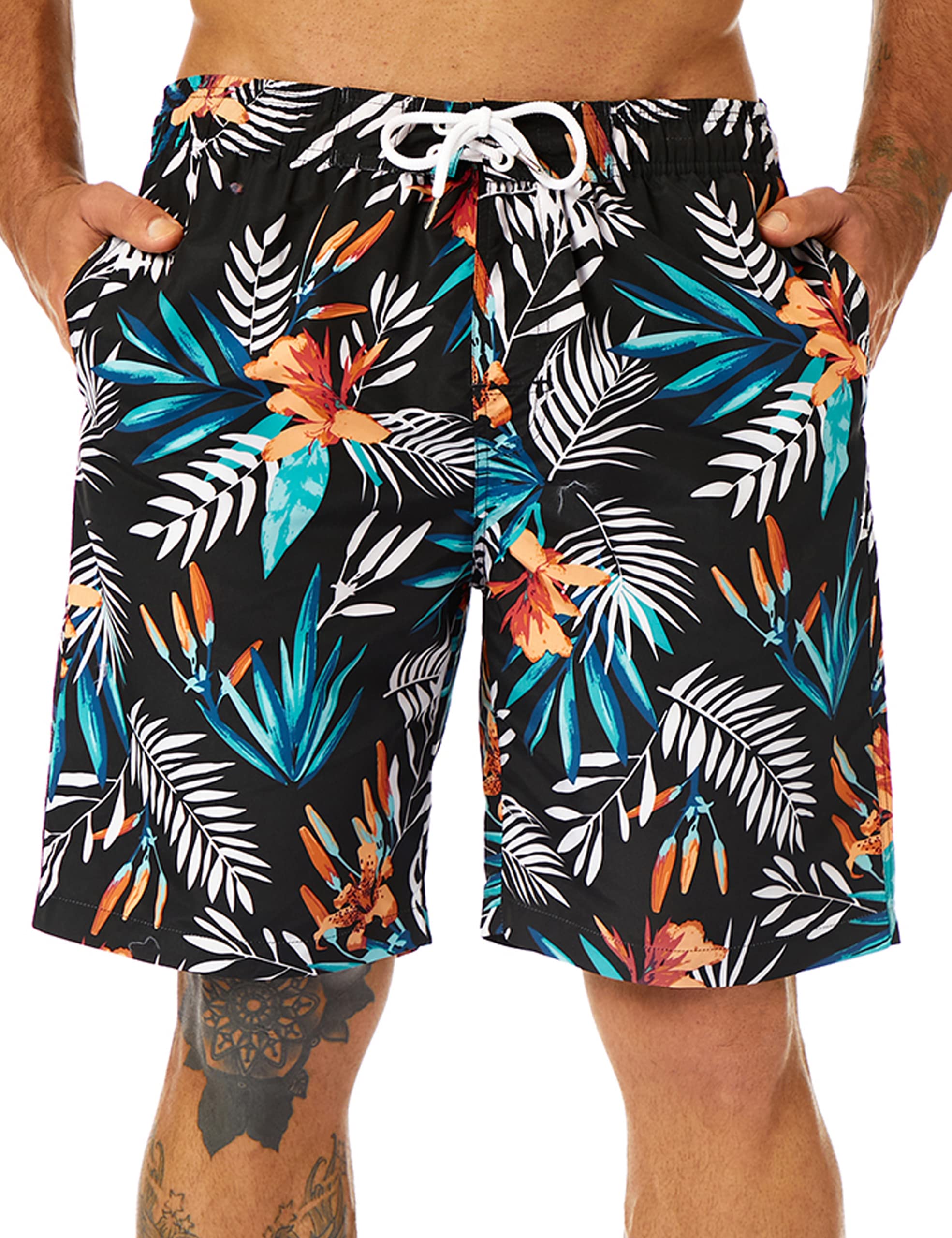 KAILUA SURF Men's Quick Dry Swim Trunks 9