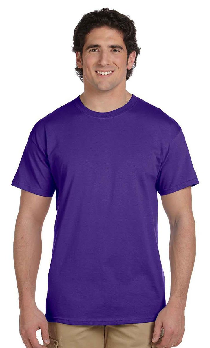 Hanes Men's ComfortBlend EcoSmart Crewneck T-Shirt - Soft Cotton Tee for Casual Wear, Workout & Everyday Comfort