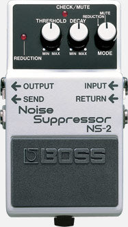 Boss NS-2 Noise Suppressor Pedal - Compact Guitar Effects Pedal for Noise Reduction & Signal Clarity | Perfect for Live Performances & Studio Recording