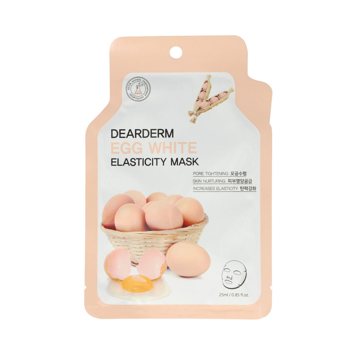 Dearderm Egg Facial Mask - Hydrating & Brightening Sheet Mask for Glowing Skin | Perfect for Spa Night & Self-Care Routine
