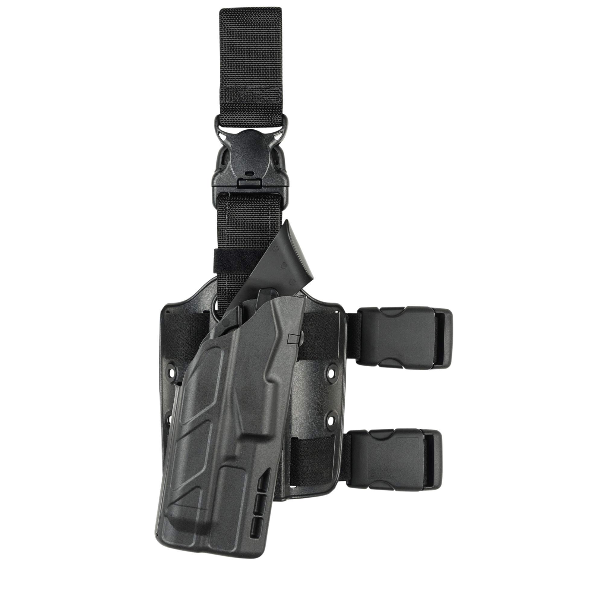 Safariland 7355 ALS Tactical Holster with Quick-Release Leg Strap - Right Hand Thigh Rig for Law Enforcement, Military & Outdoor Shooting
