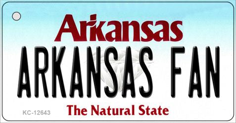 Arkansas Razorbacks Fan Novelty Metal Keychain - Durable College Team Key Ring for Gifts, Souvenirs & Everyday Use - Perfect for Backpacks, Keys & Tailgating Accessories