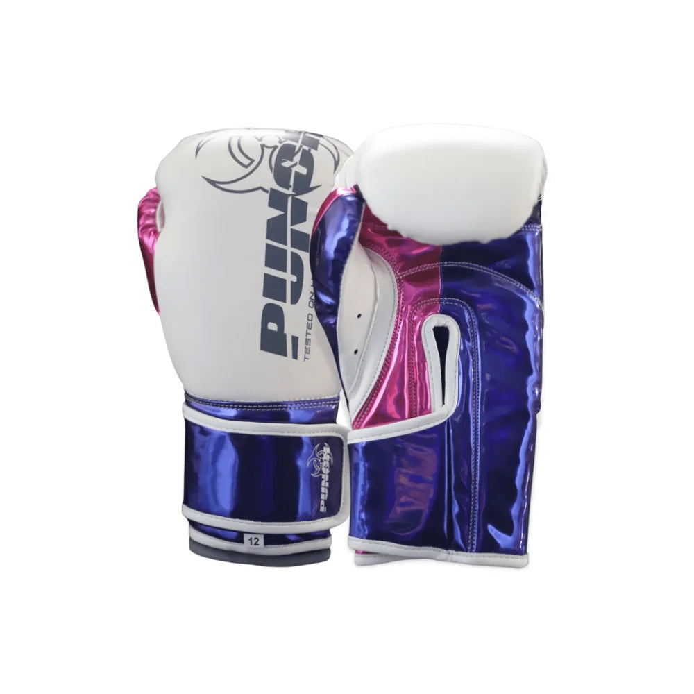 Premium 12oz Metallic Boxing Gloves for Training & Sparring - Ideal for Boxing, MMA, and Fitness Workouts