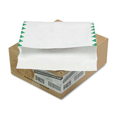 Quality Park Tyvek Booklet Expansion Mailer 10x13x2 Inches - First Class White Envelopes (100/Carton) for Mailing Documents, Brochures, and Catalogs