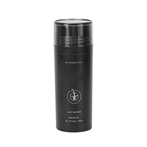 Keratin Hair Thickening Fibers 28g - Instant Hair Building Fibers for Thinning Hair, Conceals Hair Loss for Men & Women (Light Blonde) | Portable & Natural-Looking Solution for Daily Styling & Confidence Boost