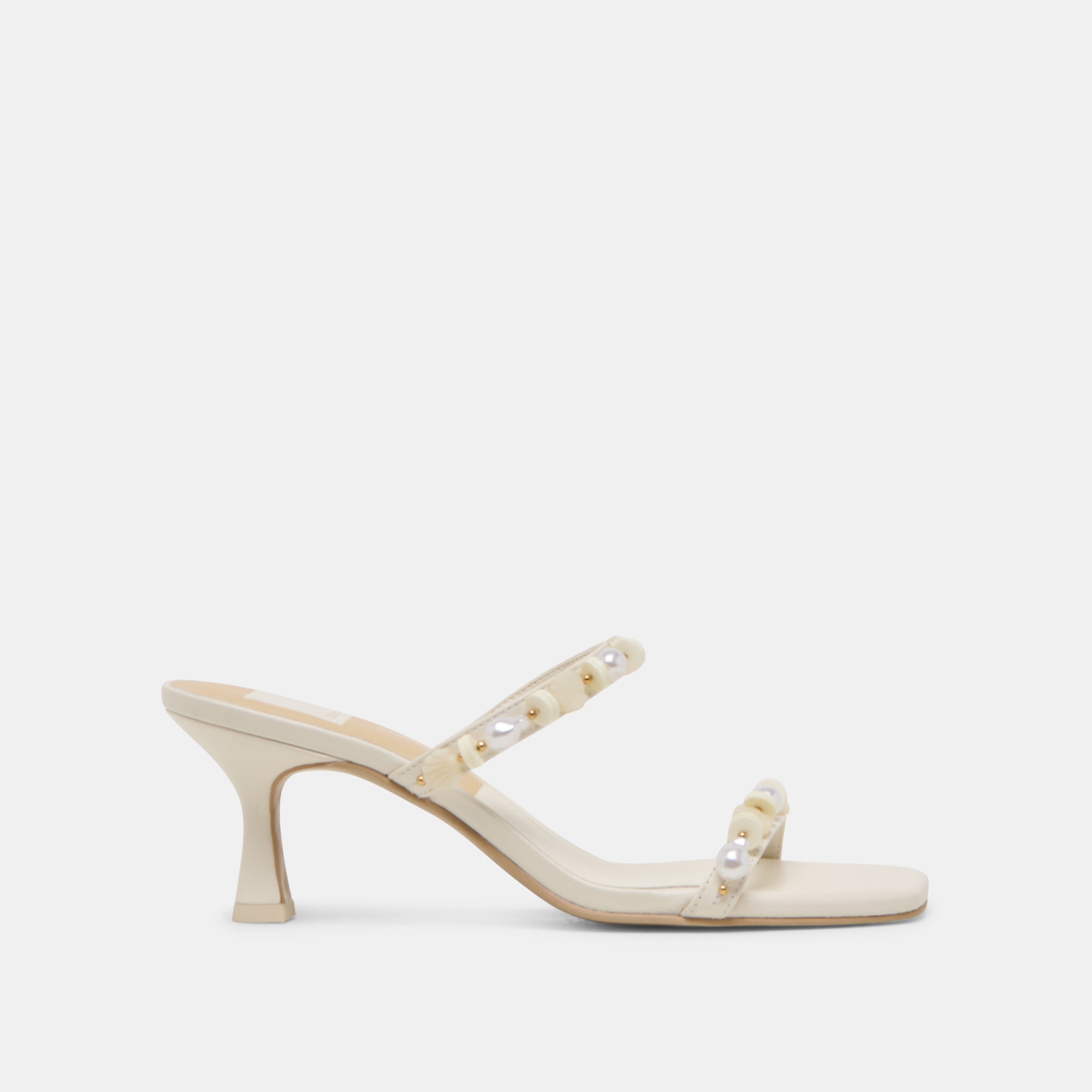 GRASON Women's White Leather Heels - Comfortable High Heel Shoes for Party, Wedding & Office Wear - Stylish Dress Pumps for Women