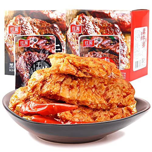 Spicy Chinese Snack Gift Pack - 400g/14.1oz Vegetarian Spicy Strips, Latiao & Instant Noodles (Pickled Pepper Flavor) | Perfect for Office Snacks, Movie Nights & Asian Food Lovers