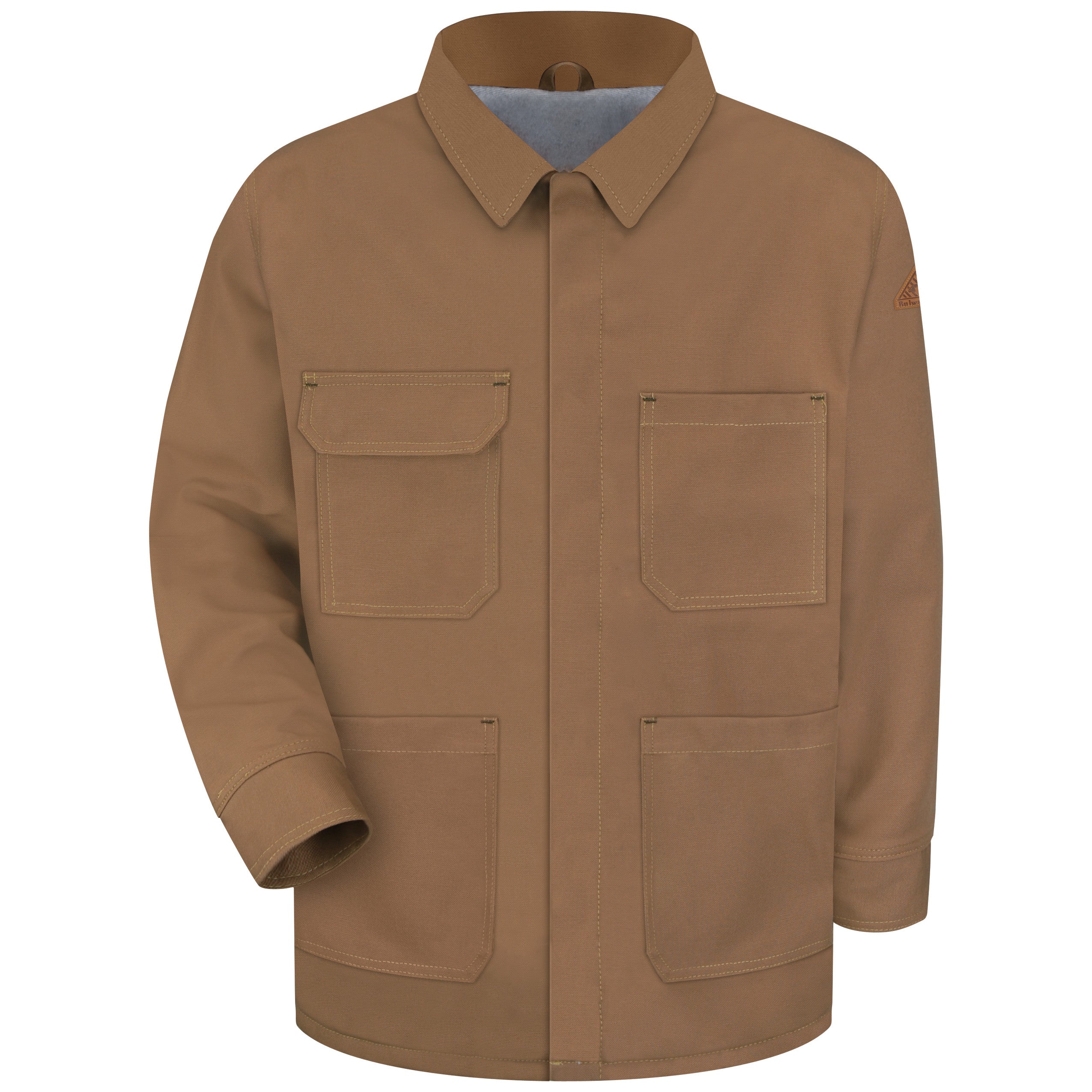 Brown Duck Lineman's Work Coat JLC6 - Heavy Duty Waterproof Utility Jacket for Electricians & Outdoor Workers - Ideal for Construction, Utility Repair & Harsh Weather Conditions