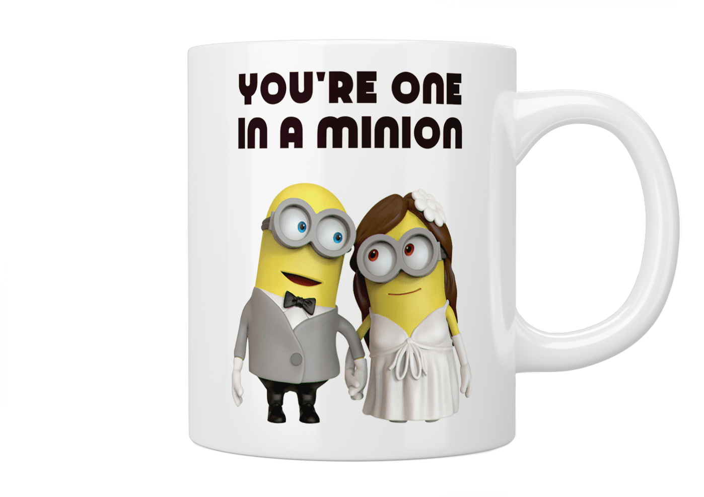 Funny Minion Coffee Mug - 'You're One in a Minion' Gift for Fans - Perfect for Office, Home & Gag Gifts