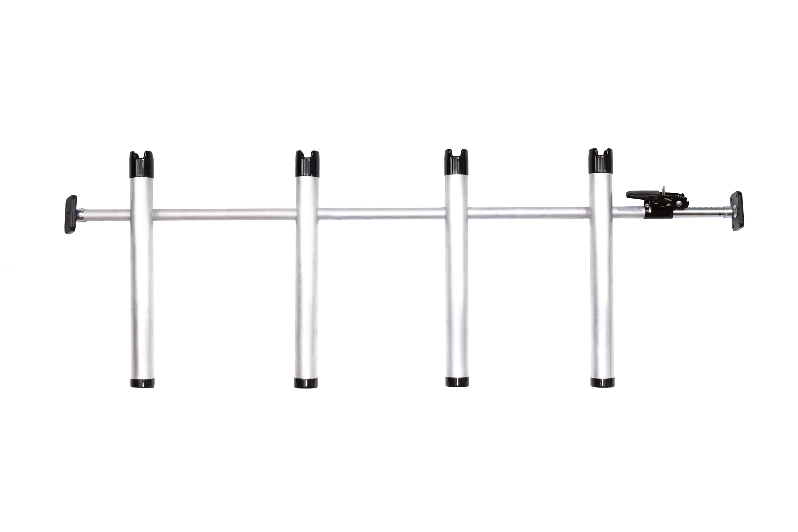 Heavy Duty Truck Bed Inshore Rod Holder - 4 Rod Capacity for Fishing Gear Storage | Perfect for Anglers & Boat Owners