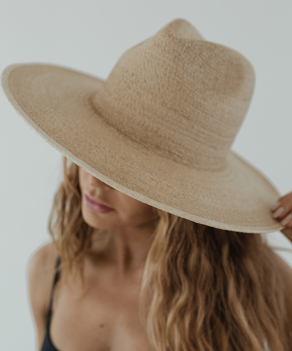 Cara Loren Women's Straw Hat - Wide Brim Sun Hat for Beach, Summer, and Outdoor Activities | UPF 50+ Sun Protection | Boho Fashion Accessory