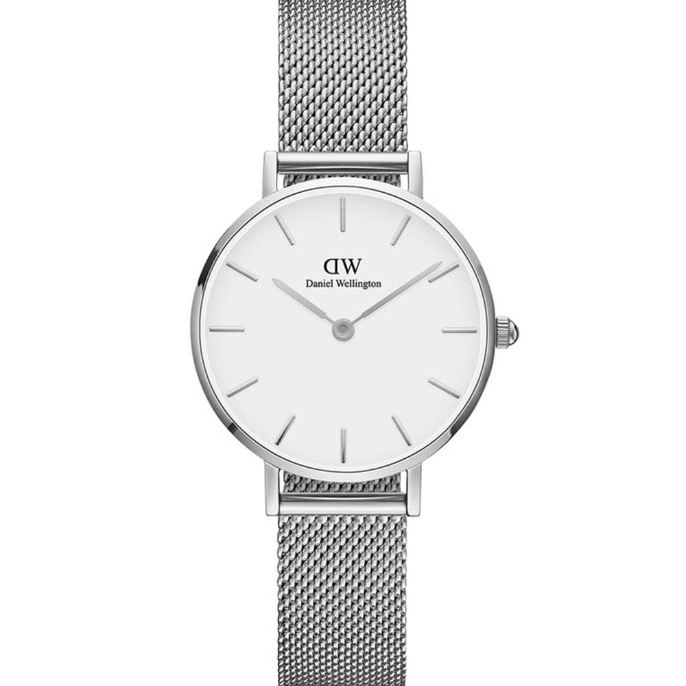 Daniel Wellington Petite Sterling Silver Watch DW00100220 - Elegant & Minimalist Women's Watch for Everyday Wear, Office & Special Occasions