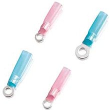 High-Quality Insulated Heat-Shrink Ring Terminals (20-Pack) - Waterproof, Durable Electrical Connectors for Automotive, Marine & DIY Projects