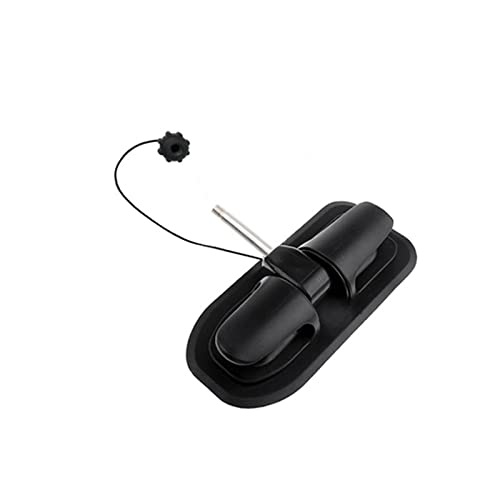 Black PVC Oar Lock Anchor Holder for Inflatable Boats & Kayaks - Durable Rowing Accessories for Water Sports