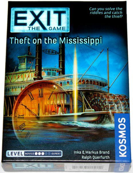 Exit: The Game - Theft on the Mississippi | Escape Room Board Game for Adults & Teens | Perfect for Family Game Night & Party Entertainment
