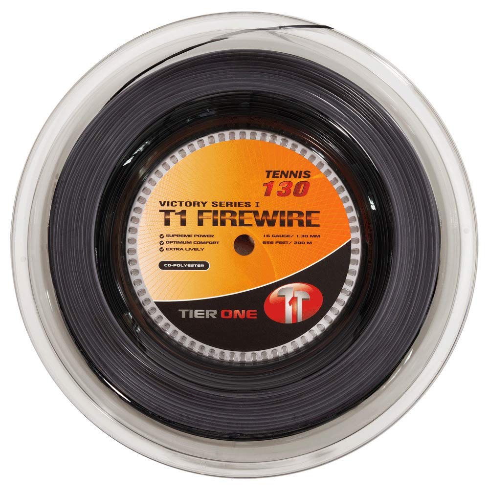 T1-Firewire Co-Poly Tennis String for Maximum Spin & Control | Premium Tennis Racket Strings for Competitive Play & Tournament Performance