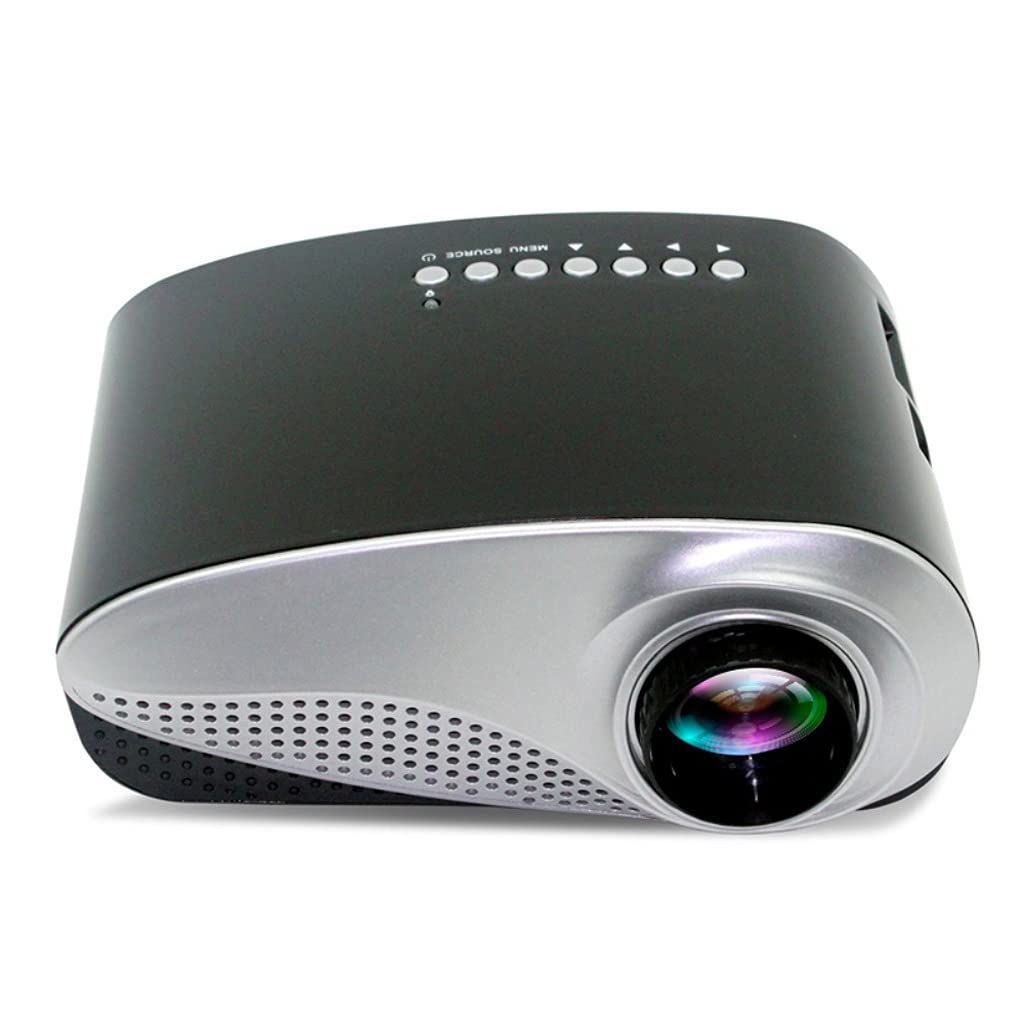 FPVAWKBL QUYNAGER LED Mini Portable Home Media Player - 800 Lumens 1080P USB Projector for Movies, Gaming & Presentations | White-Fruit Peach5 | Compact & Lightweight for Home Theater, Classroom & Office Use