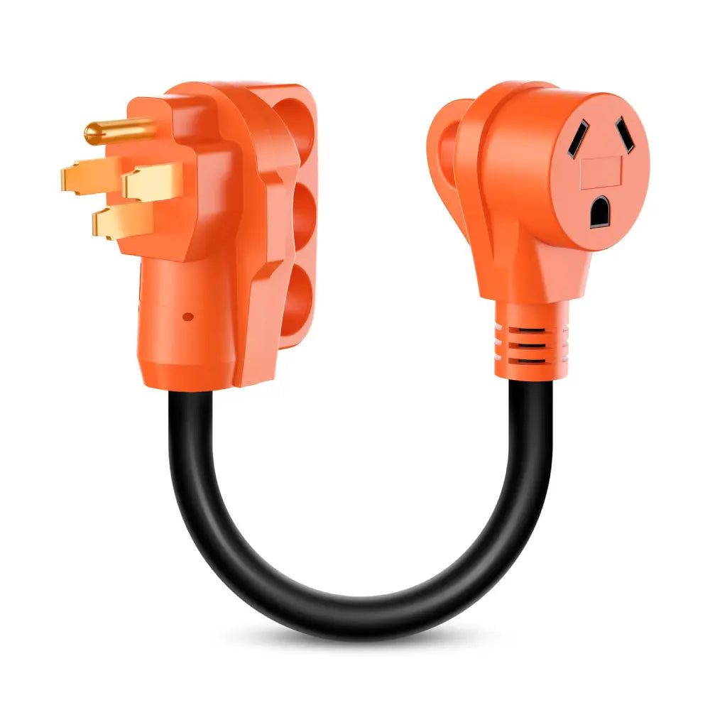 50Amp to 30Amp RV Plug Adapter - Heavy Duty Power Converter for Campers & Trailers - Perfect for RV Parks & Outdoor Camping
