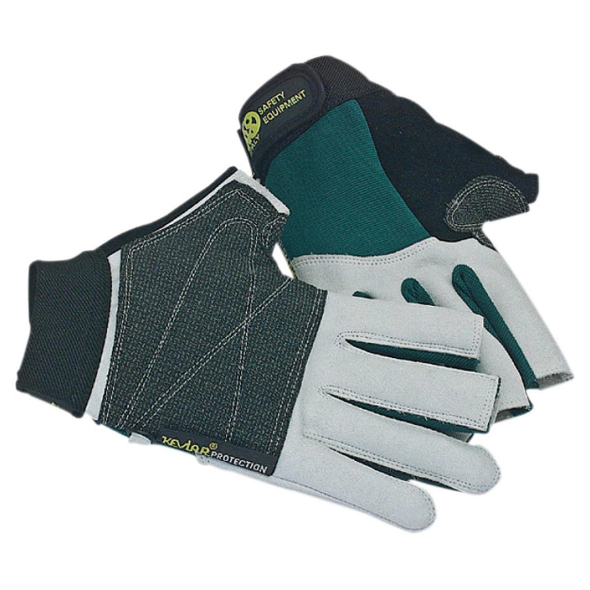 KONG Alex Kevlar Palm Gloves - Cut Resistant Work Gloves for Construction, Mechanics & DIY Projects - Heavy Duty Safety Gloves with Reinforced Grip - Perfect for Welding, Woodworking & Outdoor Activities