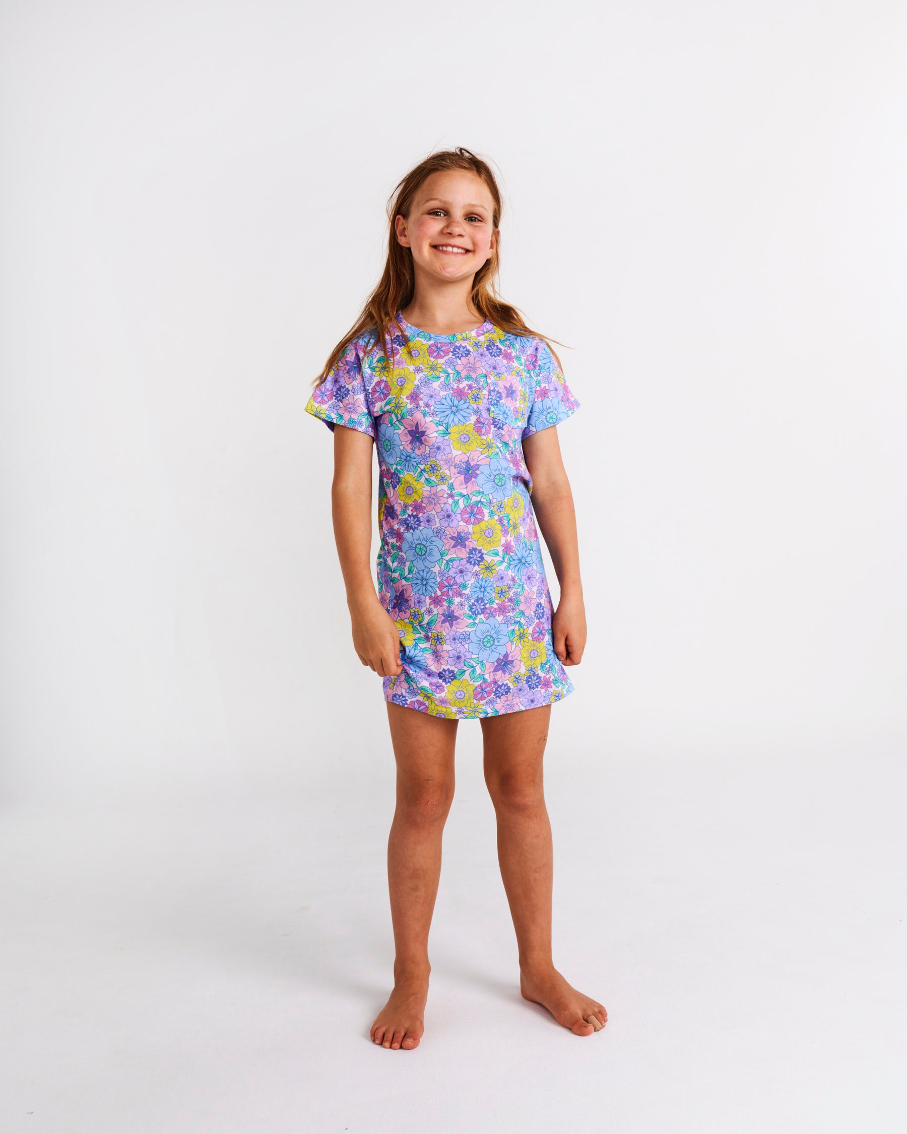 Organic Cotton Short Sleeve Nightgown for Women - Soft & Comfortable Sleepwear for Summer Nights, Lounge Wear, and Relaxing at Home