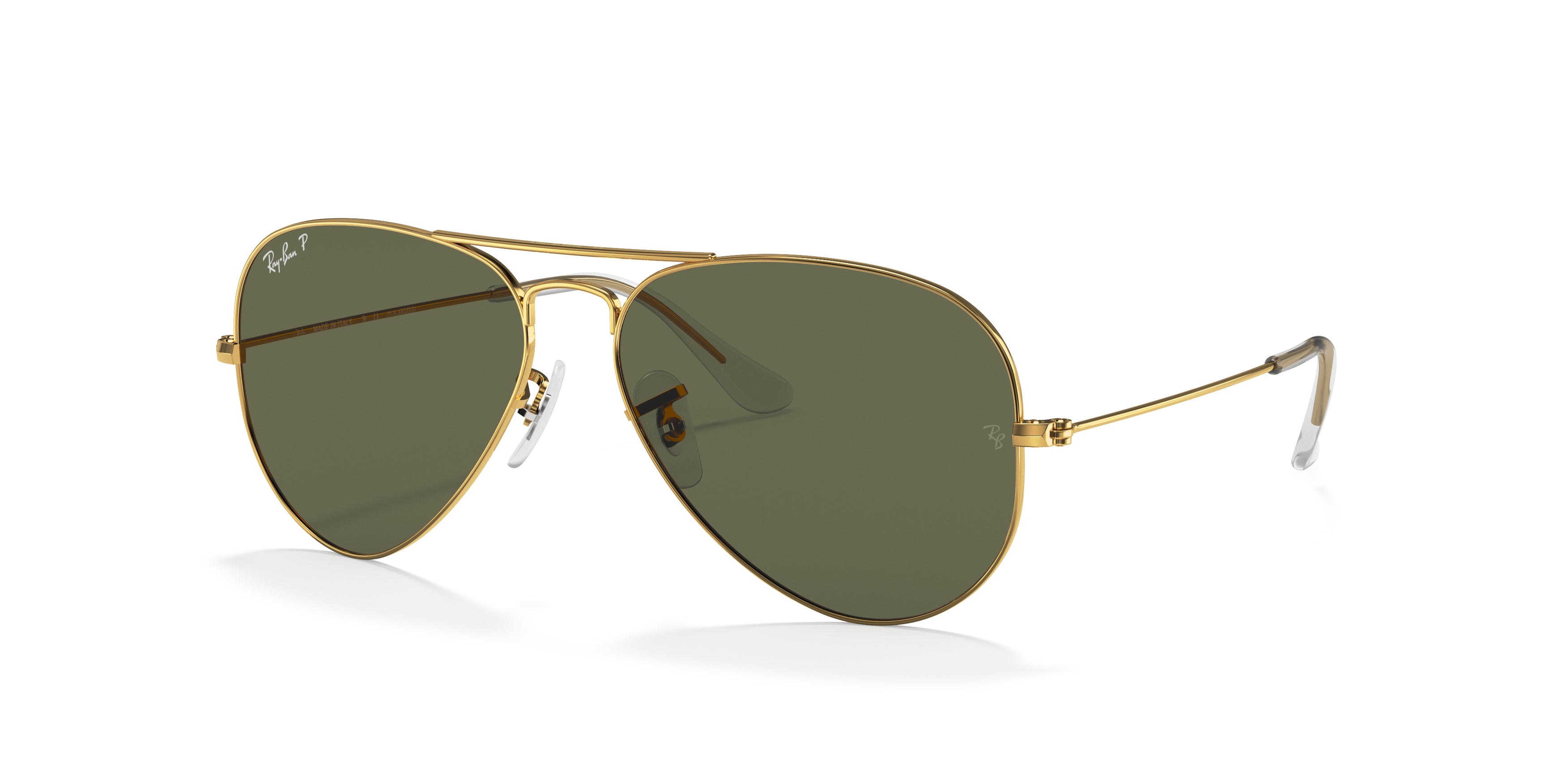 Ray Ban Aviator Large Metal Sunglasses - Classic Polarized UV Protection for Men & Women - Perfect for Driving, Travel, and Outdoor Activities