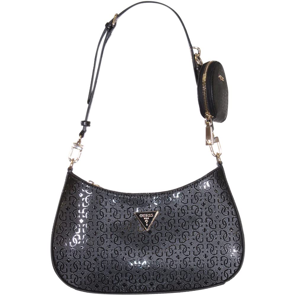 GUESS Alexie Top Zip Shoulder Bag for Women - Stylish Leather Crossbody Purse with Adjustable Strap, Perfect for Work, Travel & Everyday Use