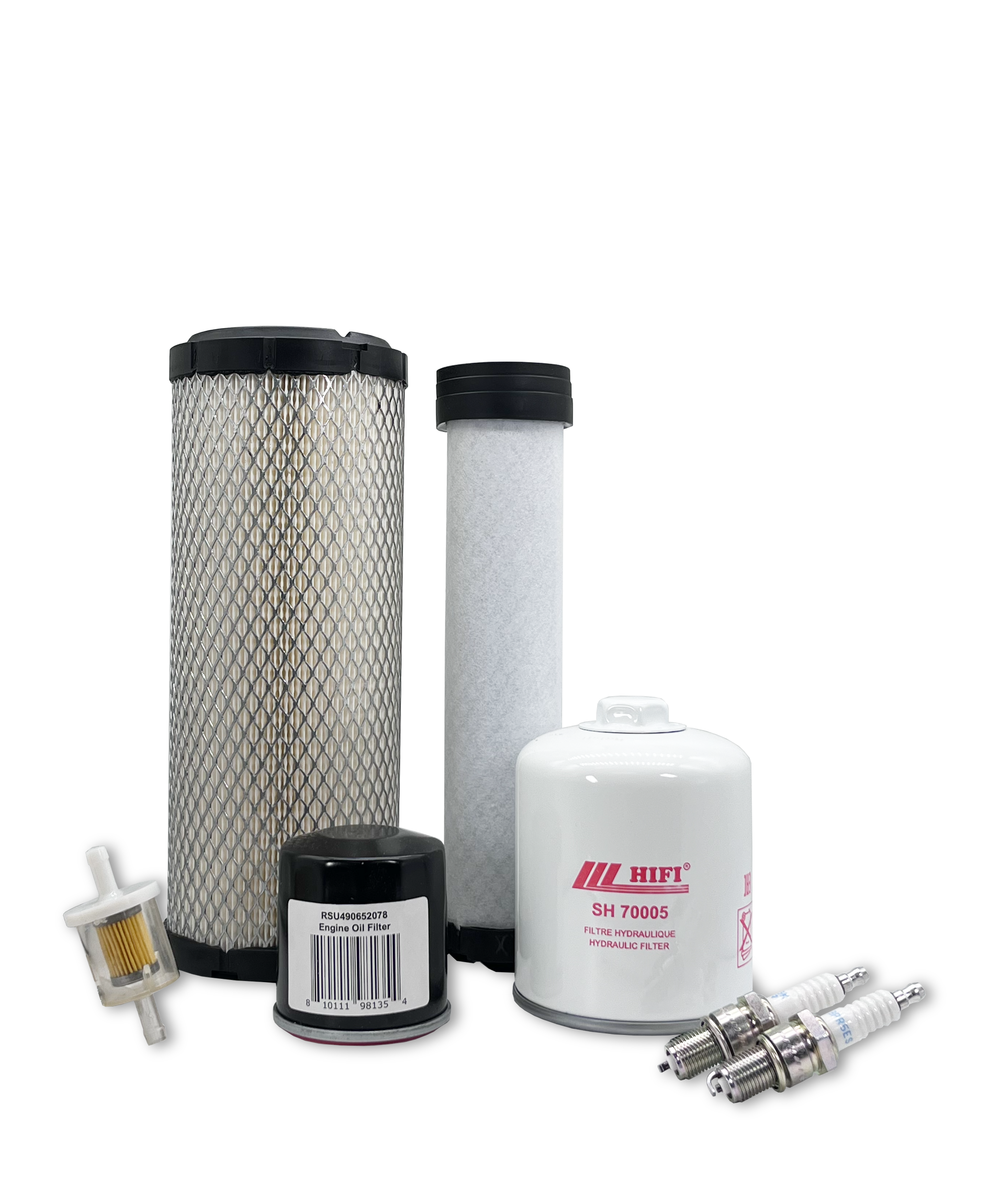 HERO® Maintenance Filter Kit for Scag SVRII 61V 38FX EFI V-Ride II Zero Turn Mower - Air Oil Fuel Filters Replacement - Perfect for Lawn Care & Landscaping Maintenance