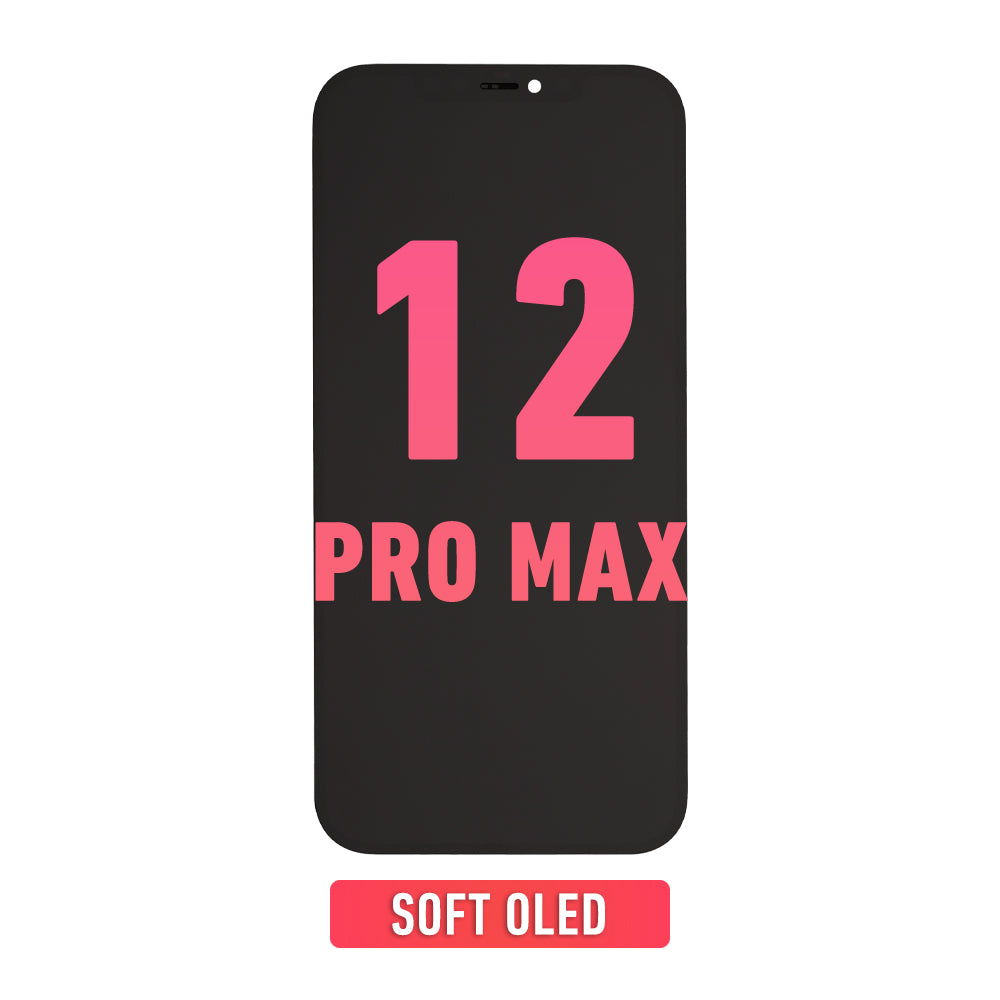 iPhone 12 Pro Max OLED Screen Replacement - Soft OLED Display with IQ9 Technology | High-Quality Screen Repair for Smoother Gaming & Video Watching