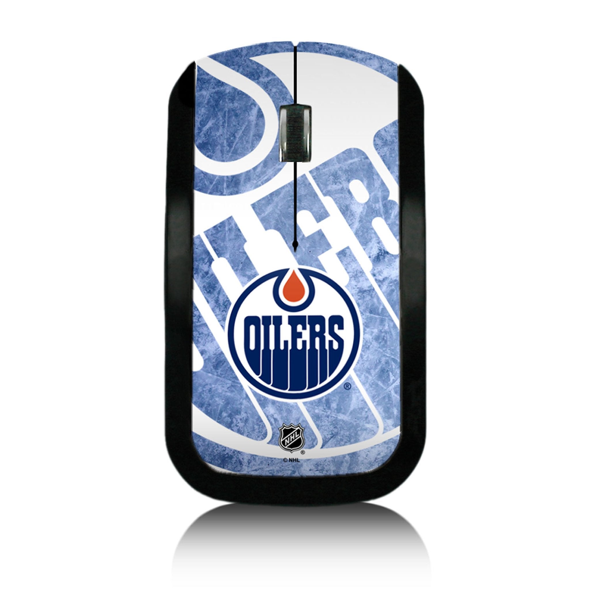Edmonton Oilers NHL Wireless Gaming Mouse - Ergonomic Ice Tilt Design for PC & Laptop - Perfect for Hockey Fans & Esports Gamers