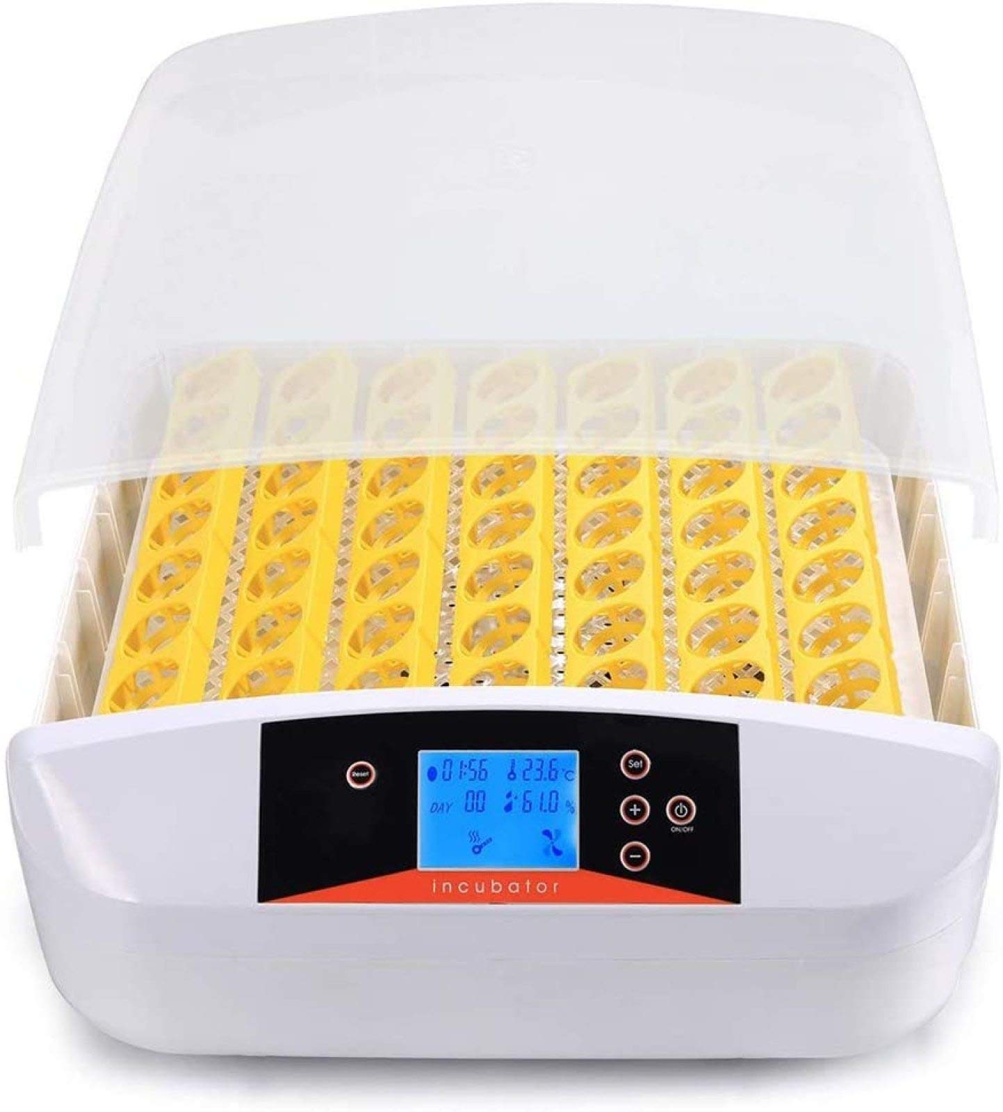 AJLDN 32 Egg Digital Automatic Incubator with LED Display - Poultry Hatcher for Chicken, Duck, Quail, Turkey, Goose & Pigeon Eggs | Perfect for Home Farming, Classroom Projects & Backyard Poultry Breeding