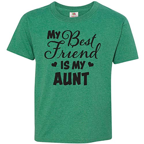 My Best Friend is My Aunt with Hearts Youth T-Shirt - Perfect for Family Gatherings, Birthday Gifts, and Casual Wear