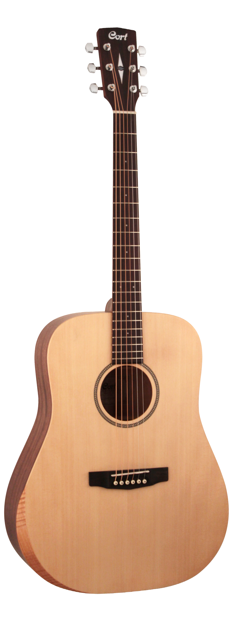 Cort Earth Bevel Cut Acoustic Guitar - Professional Grade for Beginners & Musicians | Perfect for Live Performances, Studio Recording & Home Practice