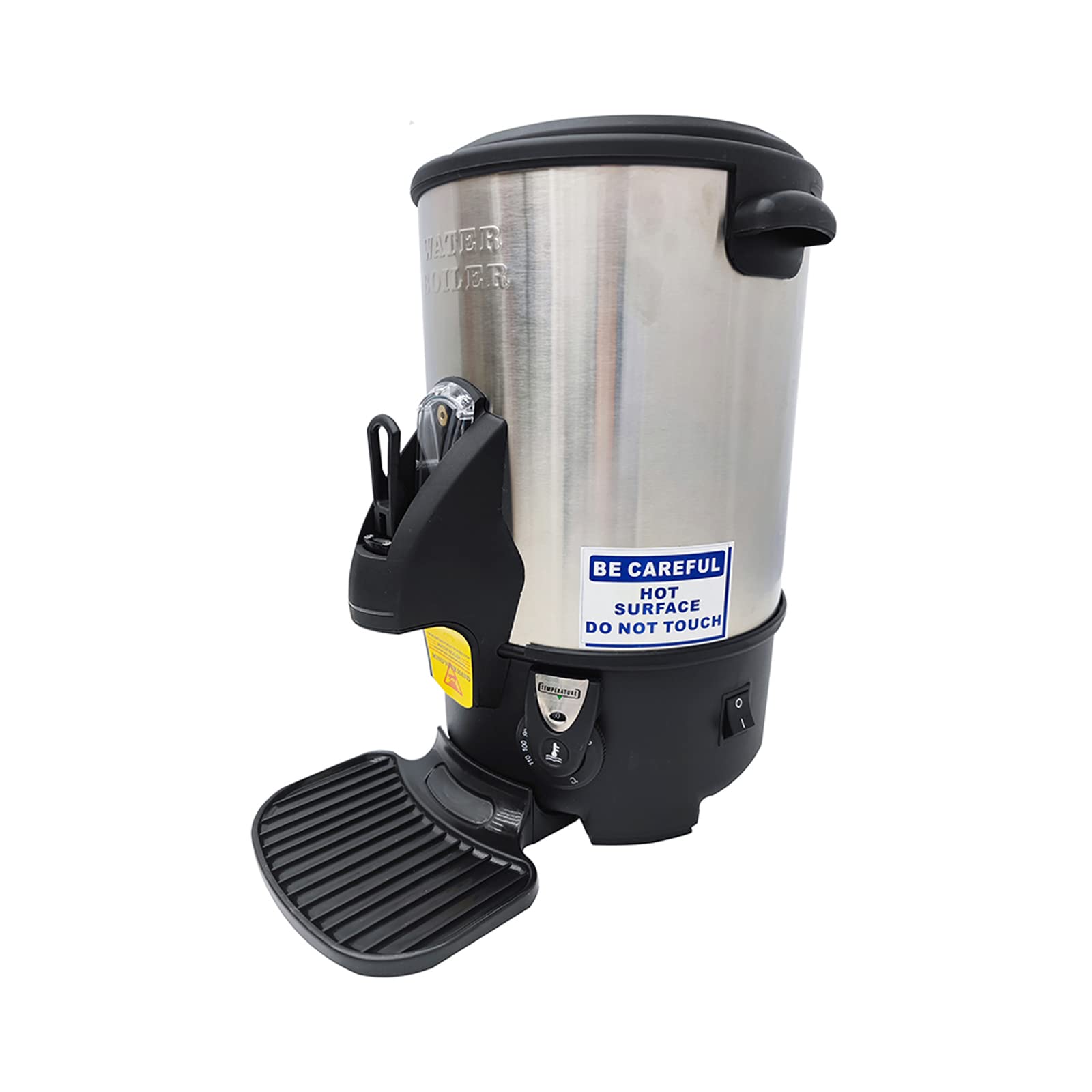 6L Commercial Electric Water Boiler - Stainless Steel Hot Water Dispenser for Coffee Shops, Milk Tea Stores & Restaurants | Fast Boiling Bucket for Beverage Making, Soup Heating & Kitchen Use