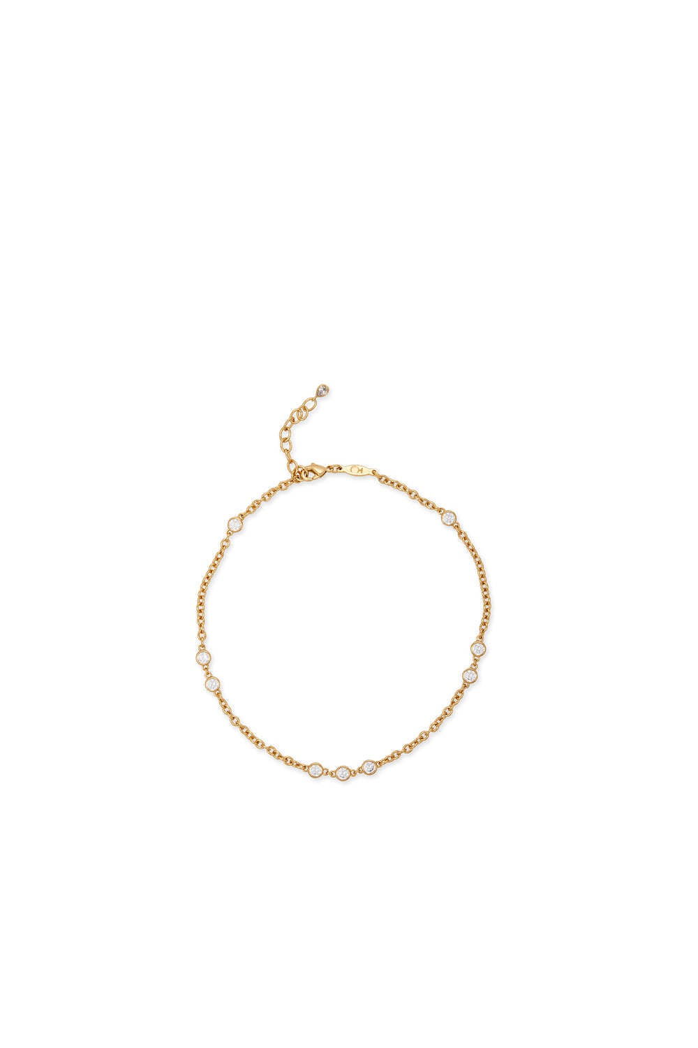Jacquie Aiche x Toc Mila Gold Anklet - Dainty Layering Bracelet for Women, Perfect for Beach, Boho & Everyday Wear