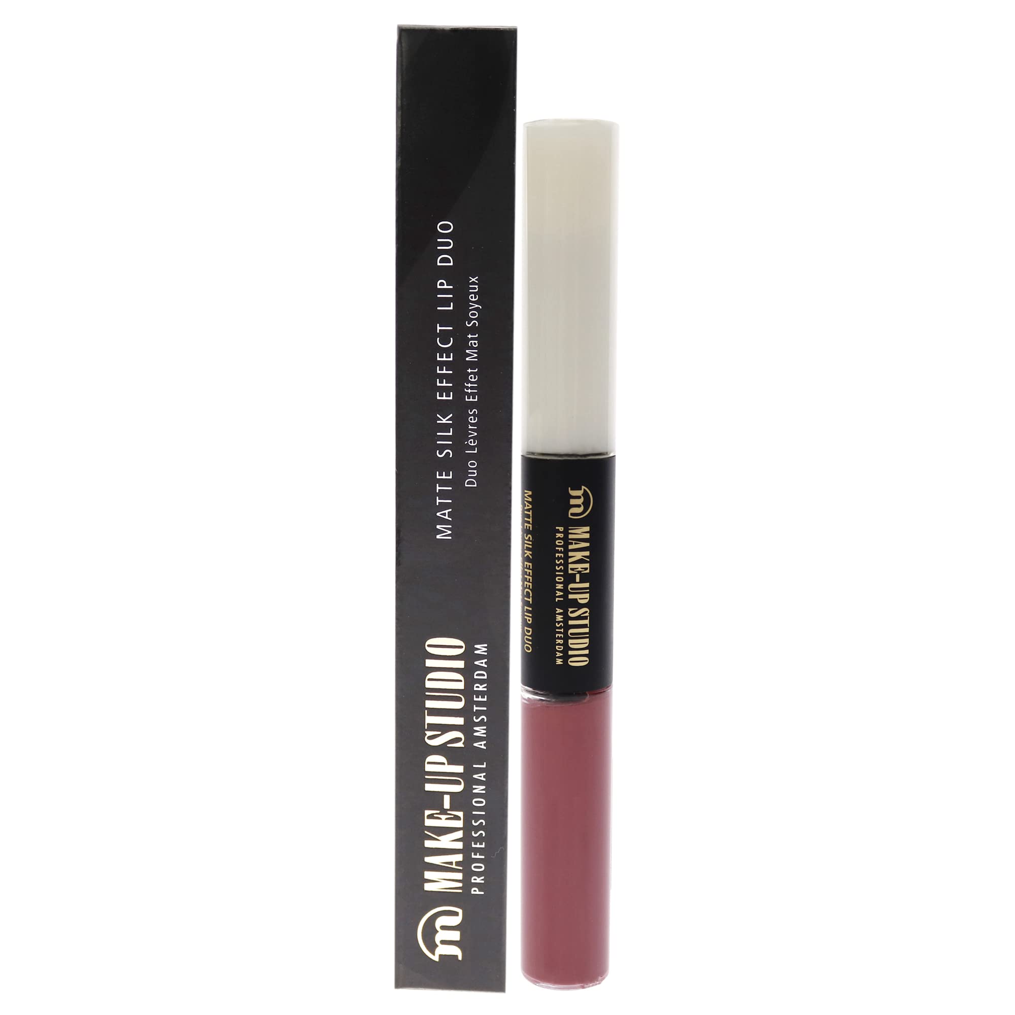 Matte Silk Effect Lipstick Duo - Cherry Blossom Shade for Women - 2 x 0.1 oz Long-Lasting Hydrating Lipstick - Perfect for Date Night & Everyday Wear
