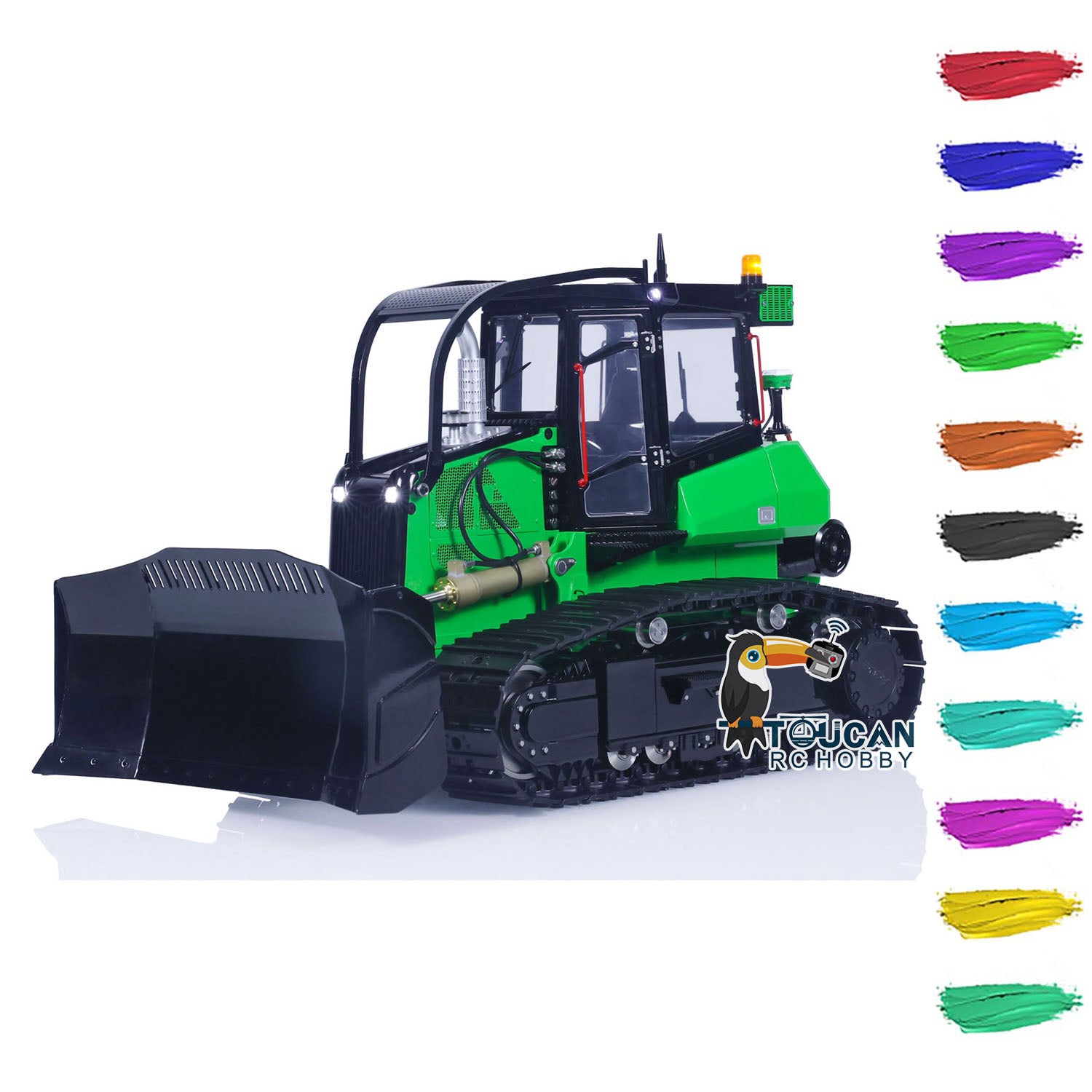 LESU Aoue 850K 1/14 Scale RC Hydraulic Bulldozer - Metal Remote Control Construction Vehicle, Painted & Assembled Hobby Model for Adults & Kids - Perfect for Construction Simulation, Collecting, and RC Enthusiast Play