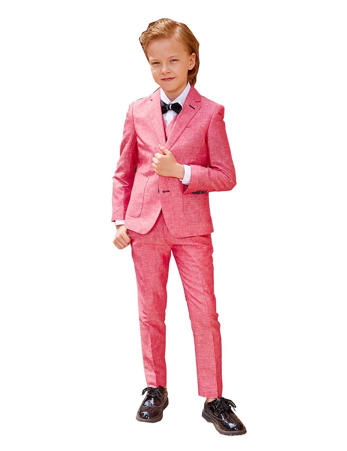 Slim Fit 3-Piece Boys Wedding Suits | Formal Dresswear for Grooms & Ring Bearers | Perfect for Weddings, Prom & Special Occasions