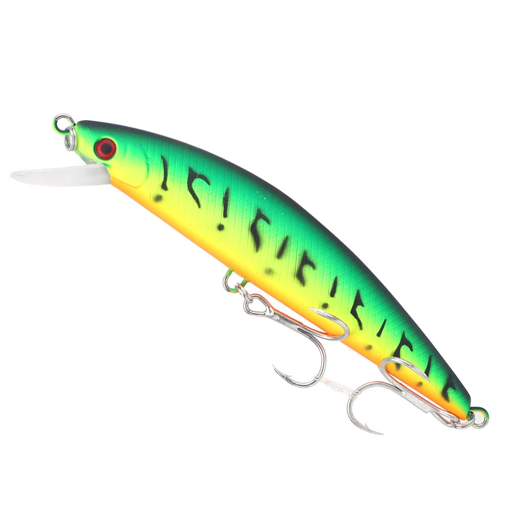 BTIHCEUOT Fatal Temptation Hard Bait Hook Wobbler Fishing Lures Kit for Saltwater and Freshwater, Ideal for Bass, Trout, and Saltwater Game Fish
