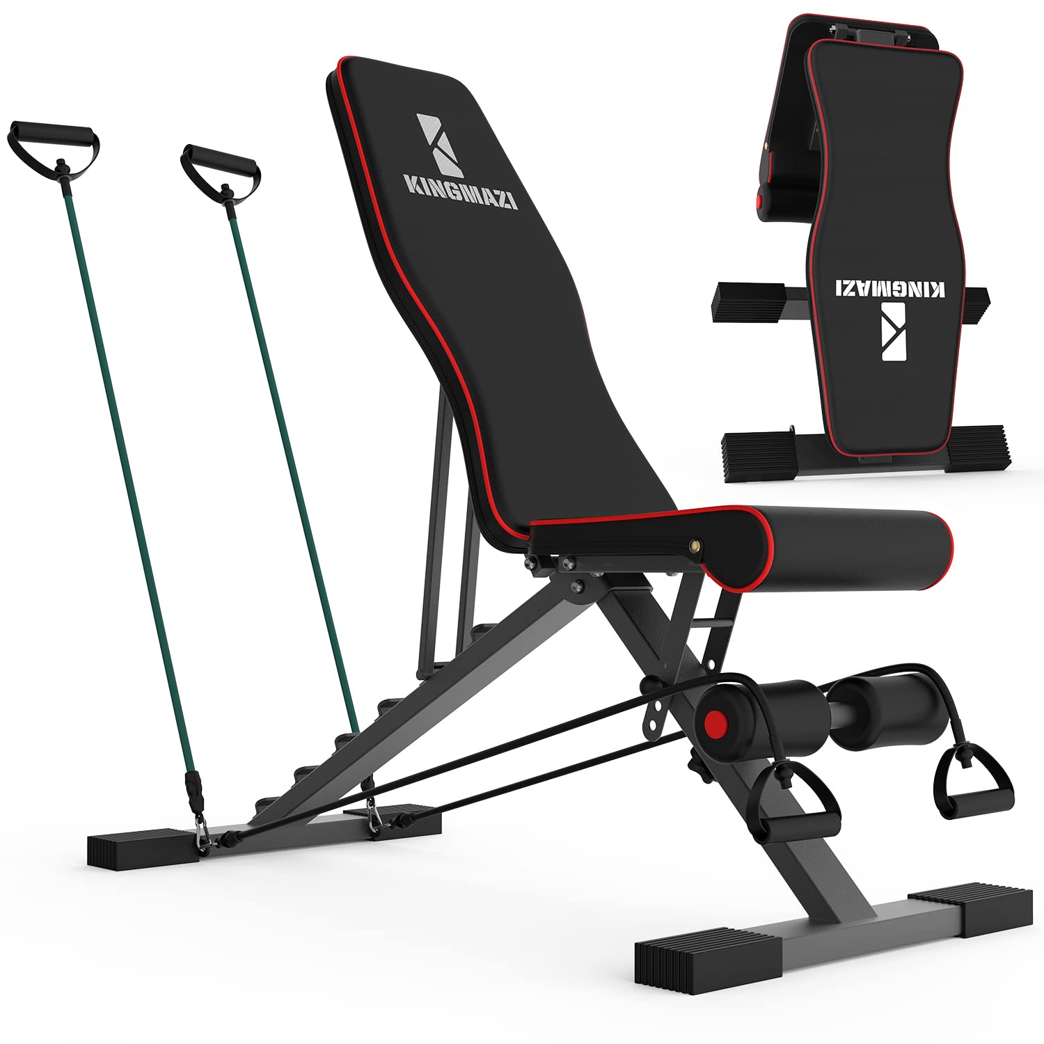 Adjustable Weight Bench - Foldable Workout Bench for Home Gym & Full Body Training
